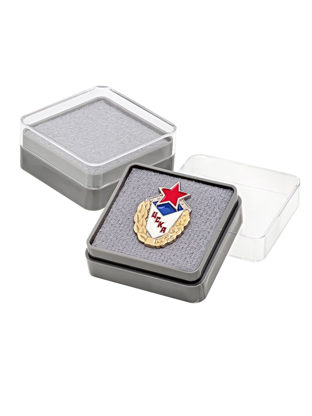 картинка Значок ЦСКА в футляре от магазина МКЗнак