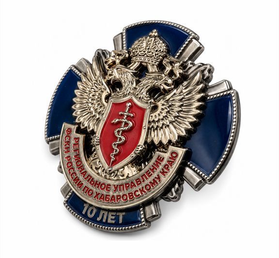 НАГРУДНЫЙ ЗНАК "ФКСН РОССИИ" заказать в MKZNAK.RU
