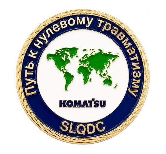 картинка МОНЕТА "КОМАТСУ" от магазина МКЗнак