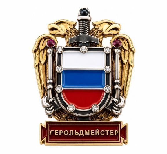 ЗНАЧОК "ГЕРАЛЬДИЧЕСКИЙ СОВЕТ" заказать в MKZNAK.RU