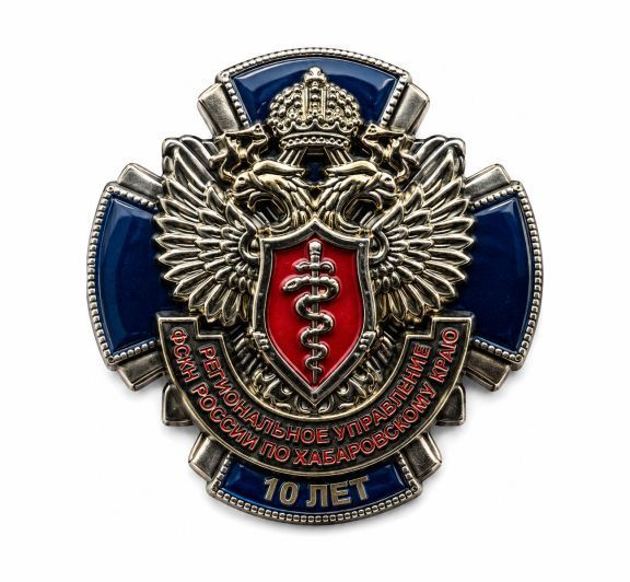 НАГРУДНЫЙ ЗНАК "ФКСН РОССИИ" заказать в MKZNAK.RU