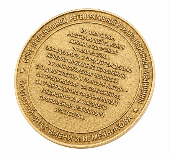 картинка МОНЕТА "ИМ. И.И. МЕЧНИКОВА" от магазина МКЗнак