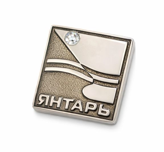 ЗНАЧОК "ПСЗ ЯНТАРЬ" заказать в MKZNAK.RU