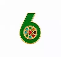 ЗНАЧОК "ИННОПРОМ 6 ЛЕТ"